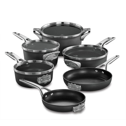 CALPHALON STACKABLE 10 PC COOKWARE SET