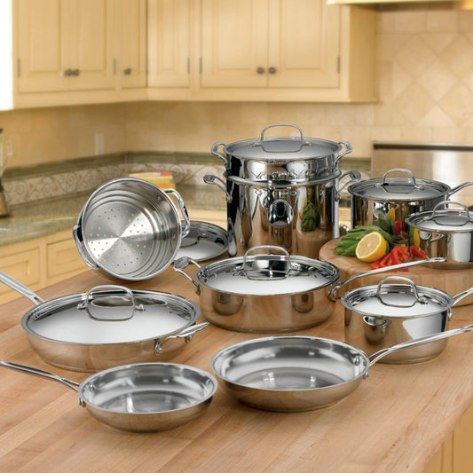 CHEF'S CLASSIC 17-PC. COOKWARE SET