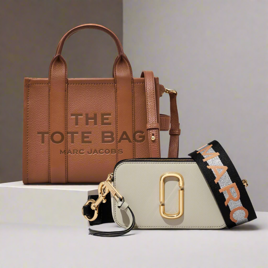 MARC JACOBS "THE SMALL TOTE" & SNAPSHOT DUET