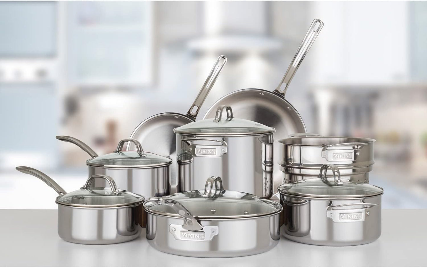 VIKING CULINARY 3-PLY 13 PC COOKWARE SET