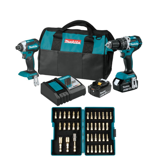 MAKITA 2-PC. COMBO SET & IMPACT BIT SET