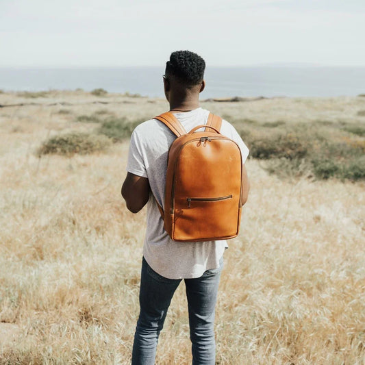 PARKER CLAY ATLAS LEATHER BACKPACK