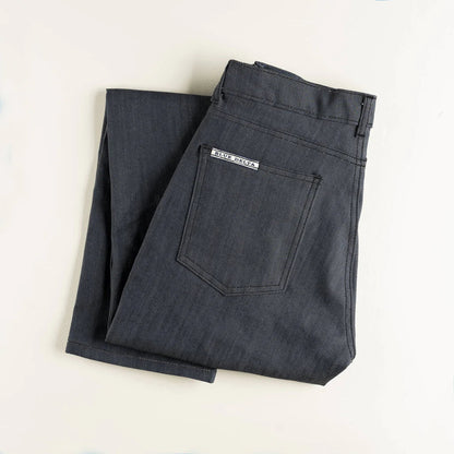 CUSTOM TAILORED BLUE DELTA JEANS