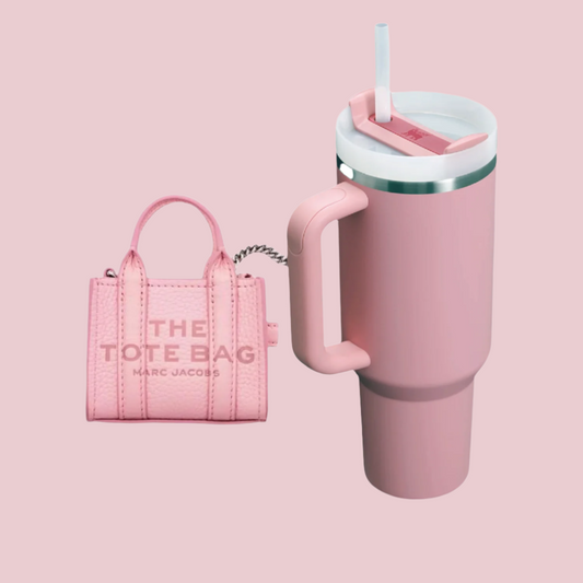 "THE NANO TOTE BAG" CHARM + STANLEY TUMBLER (OPTIONS)