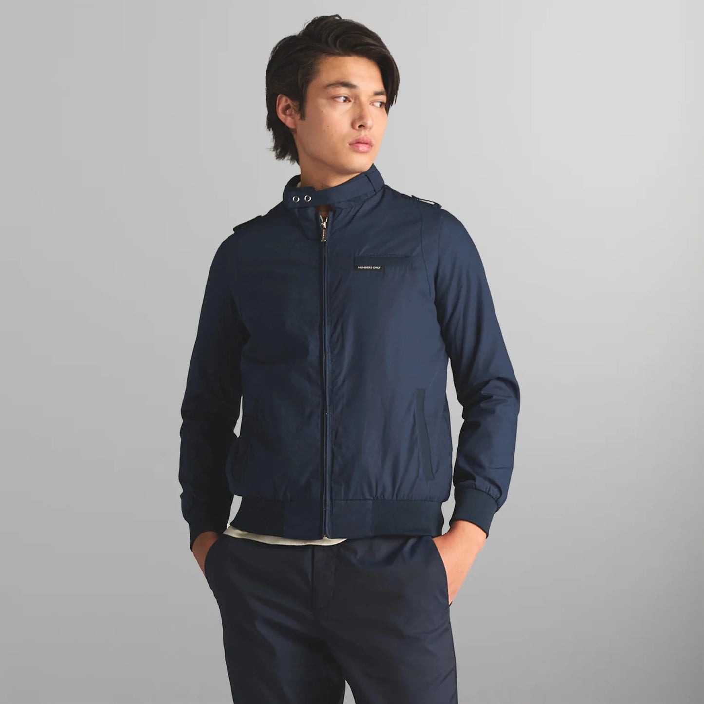 MEMBERS ONLY CLASSIC ICONIC RACER - NAVY