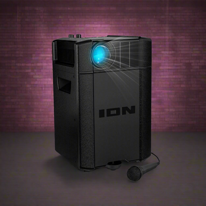 ION PARTYPROJECTOR, SPEAKER & KARAOKE MACHINE