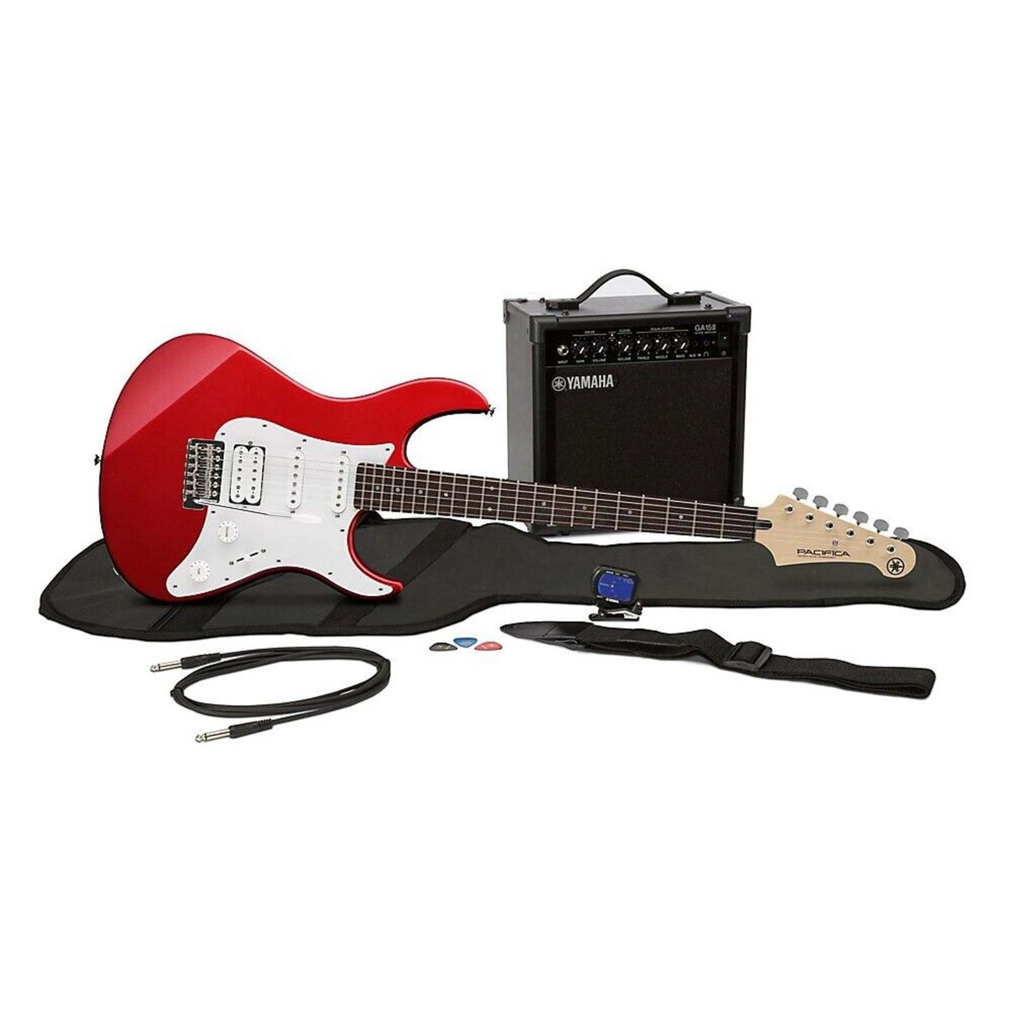 YAMAHA ELECTRIC GUITAR W/ AMP