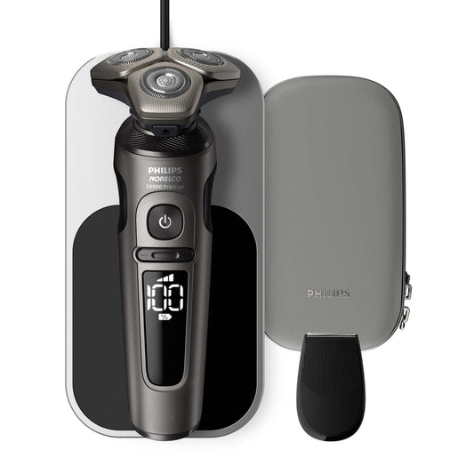 S9000 PRESTIGE WET & DRY ELECTRIC SHAVER W/ QI CHARGER